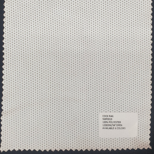 100% Polyester Warp Knit Mesh Jersey - 120 GSM